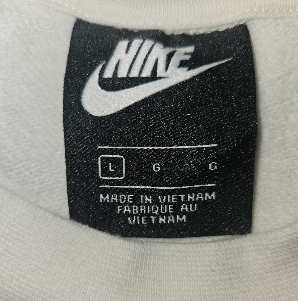 Nike Logo Crop Top Athletic Sweatshirt - Size Large NWOT - Picture 5 of 8